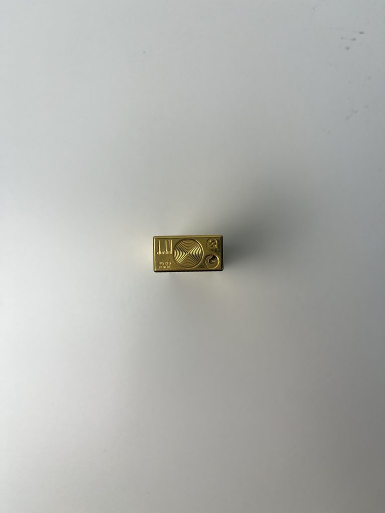 登喜路 金色 5代 巴黎钉款式 打火机