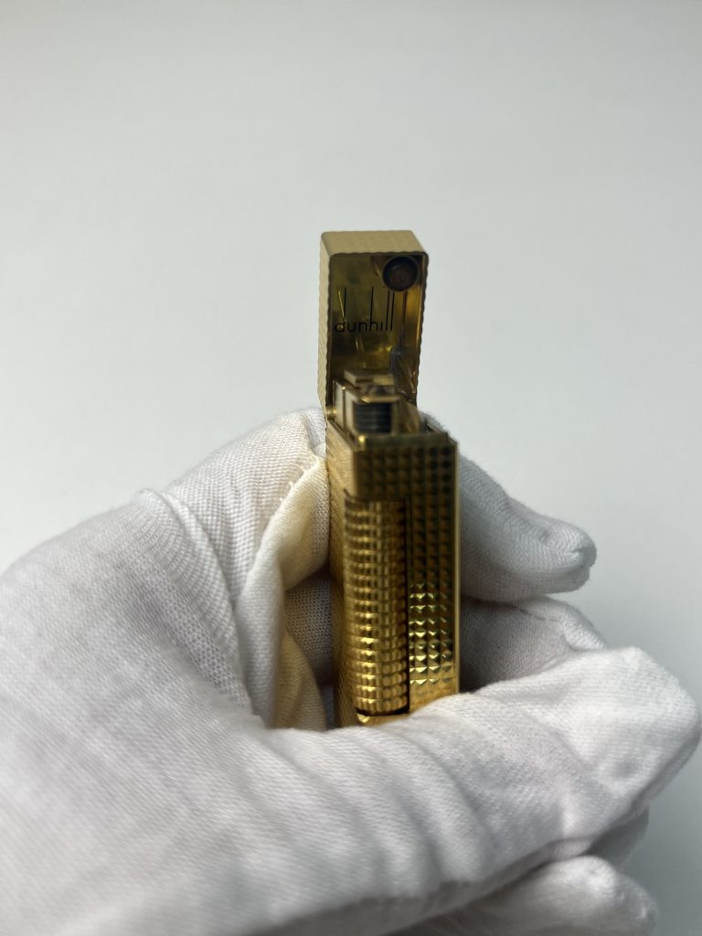 登喜路 金色 5代 巴黎钉款式 打火机