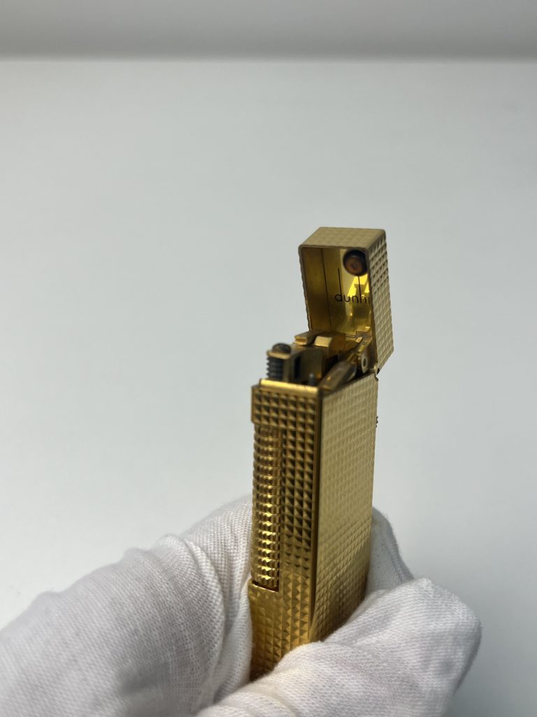 登喜路 金色 5代 巴黎钉款式 打火机