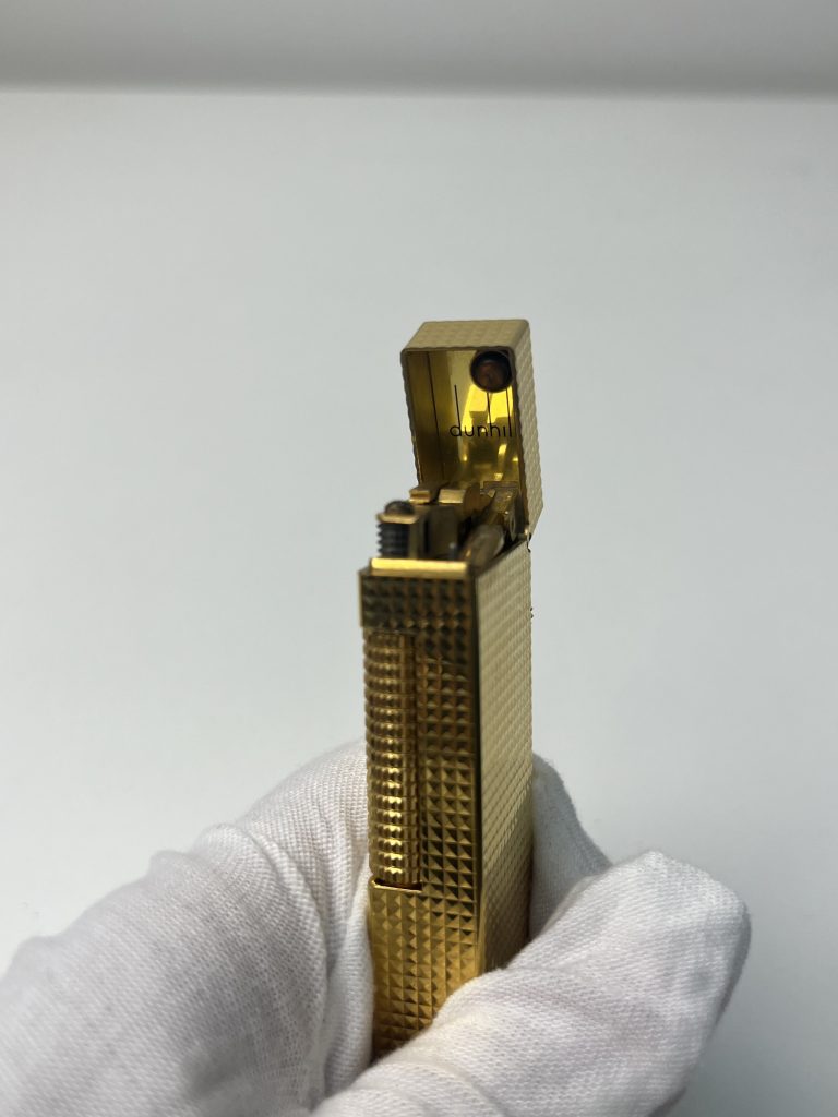 登喜路 金色 5代 巴黎钉款式 打火机